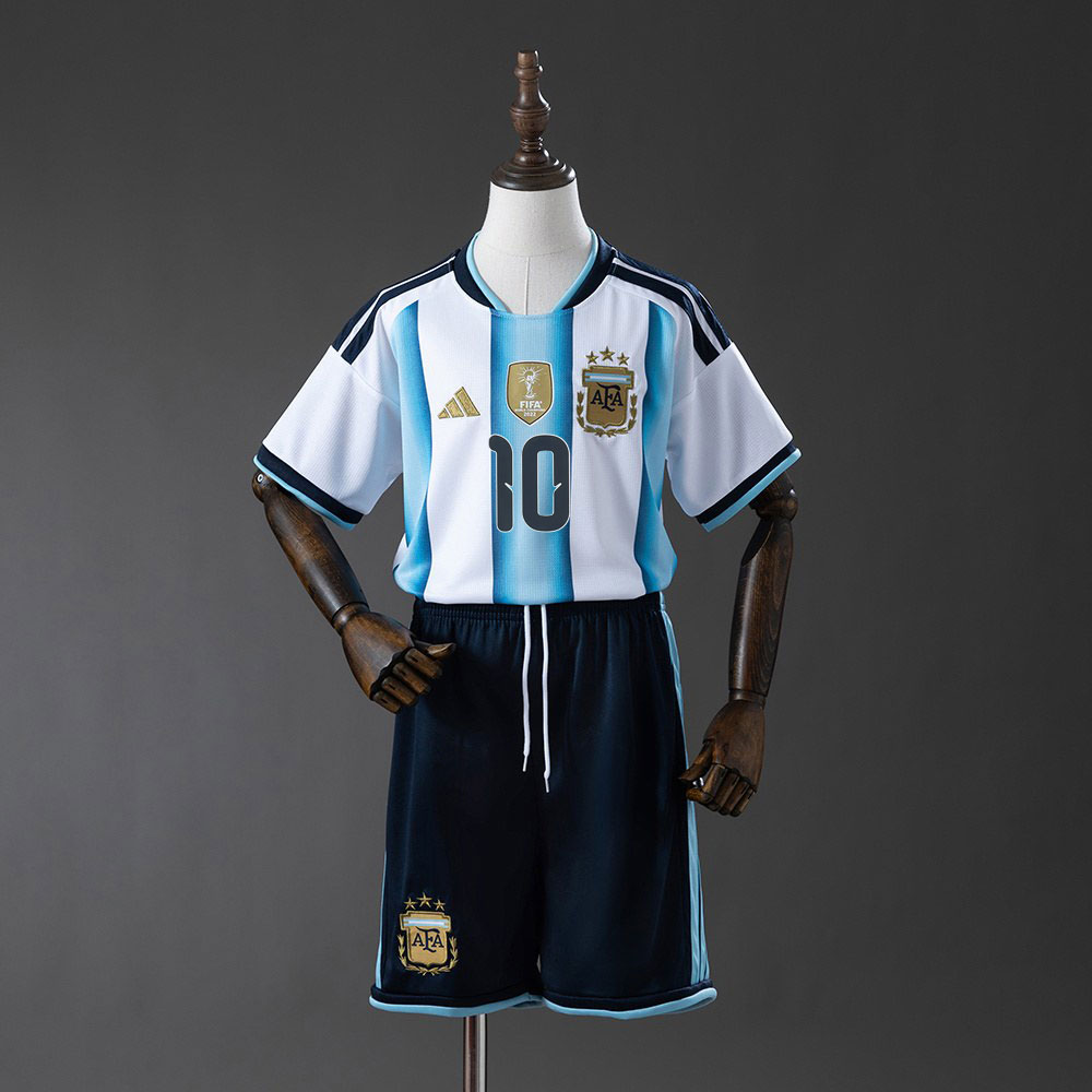 Argentina VM 2026 Hjemme Draktsett Barn Messi 10
