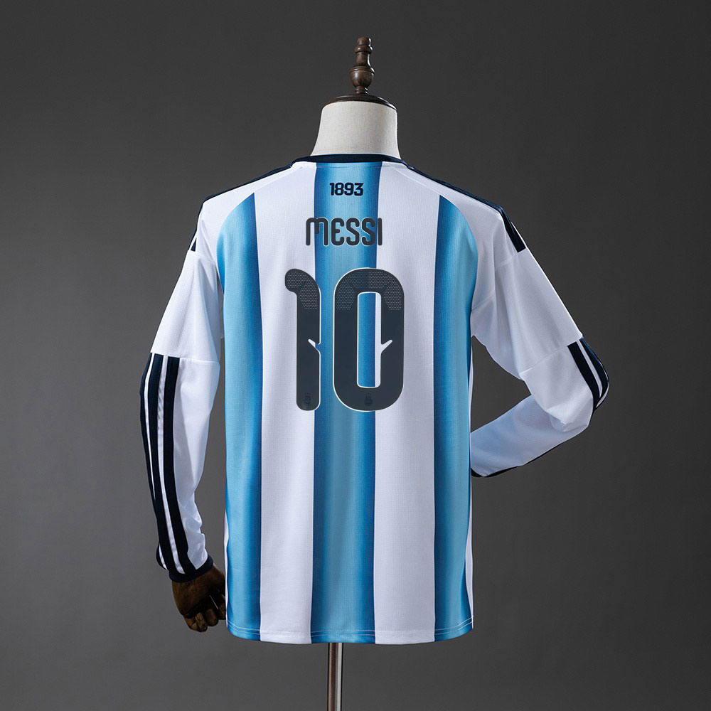 Argentina VM 2026 Hjemmedrakt Herre Langermet Messi 10