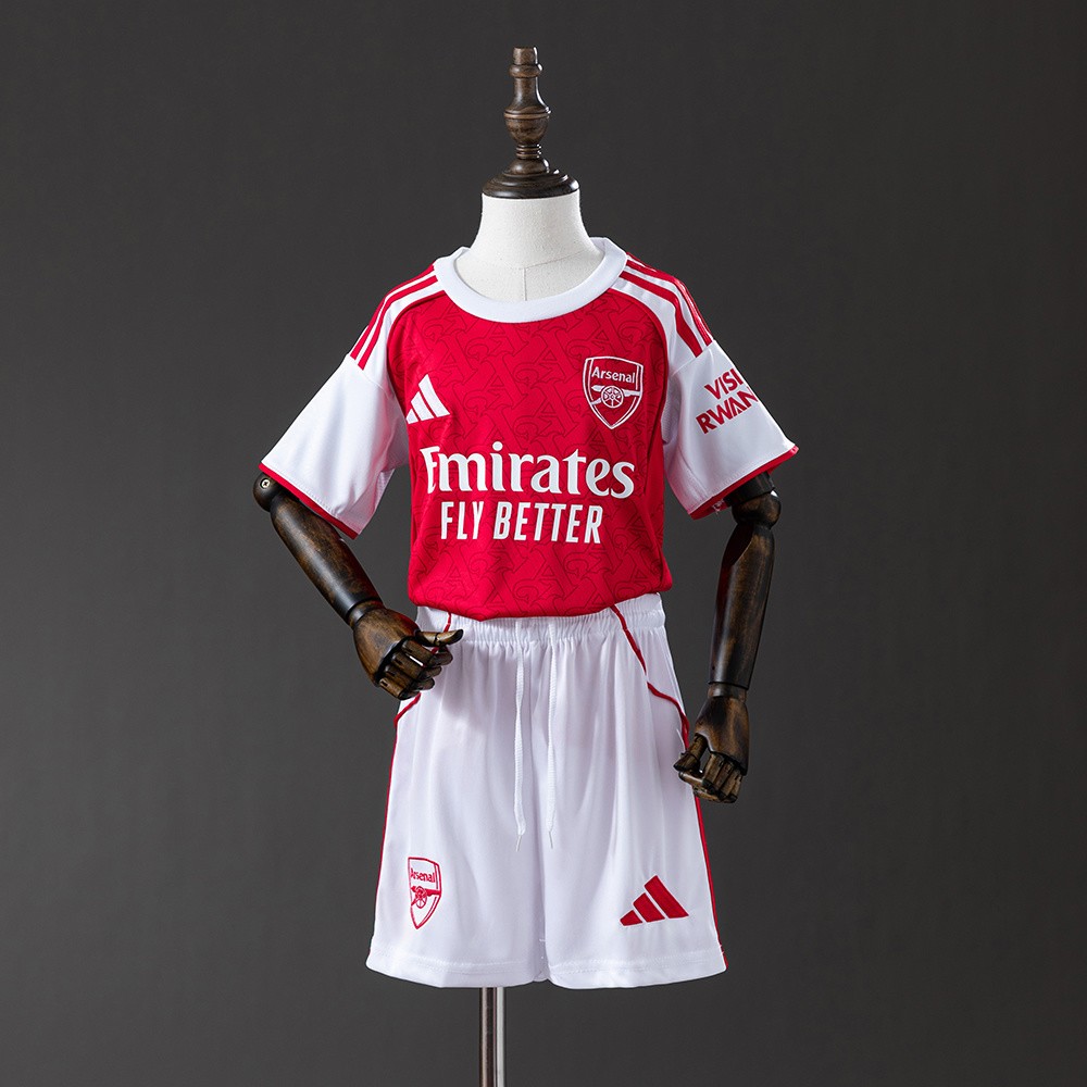 Arsenal FC 25 26 Hjemmedrakt Barn Rød