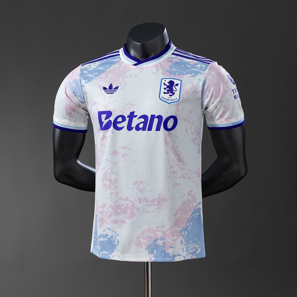Aston Villa 2025-26 Tredjedrakt Off-white