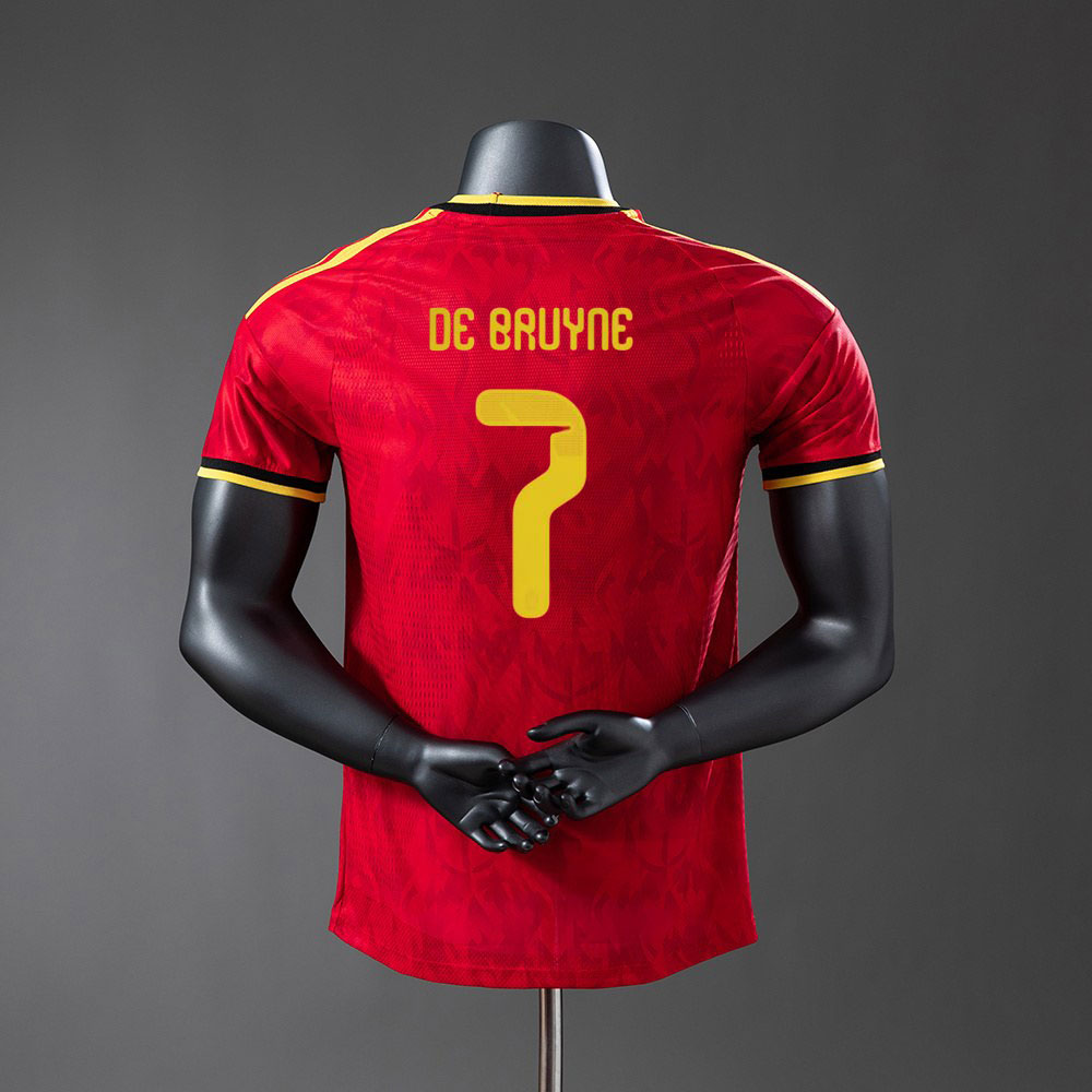 De Bruyne 7 Belgia VM 2026 Hjemme Herrefotballdrakt Rød