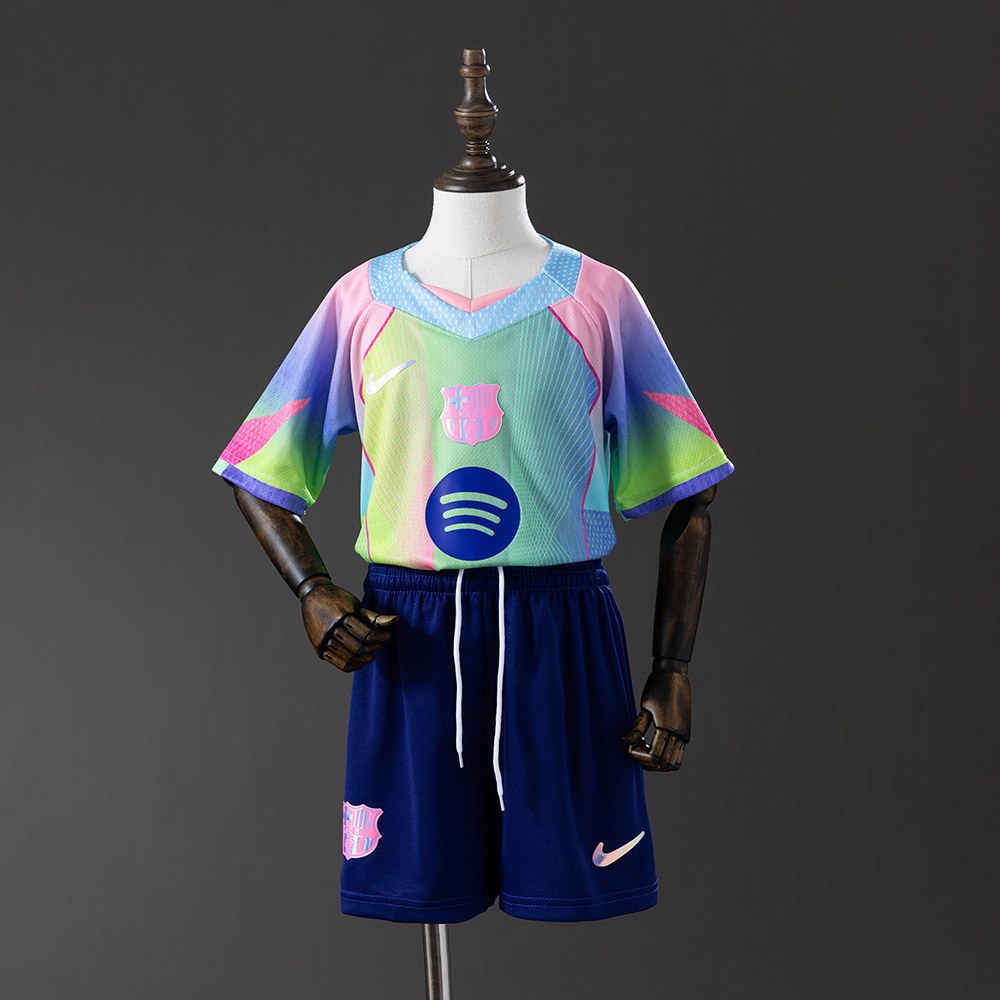 FC Barcelona 25-26 Spesialutgave Barn Flerfarget