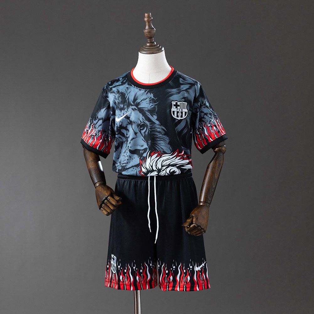 FC Barcelona 25-26 Spesialutgave Barn SvartRød