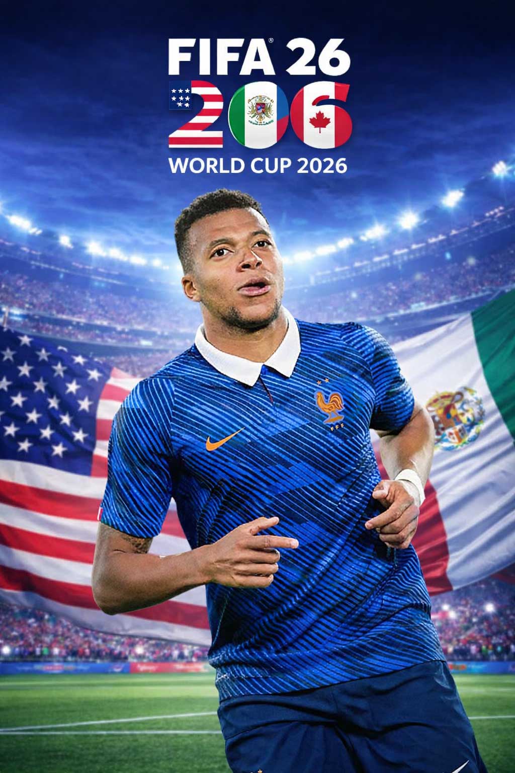 frankrike vm drakt 2026 Mbappe 