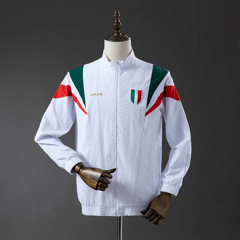 Italia 2025 track jacket hvit treningsjakke