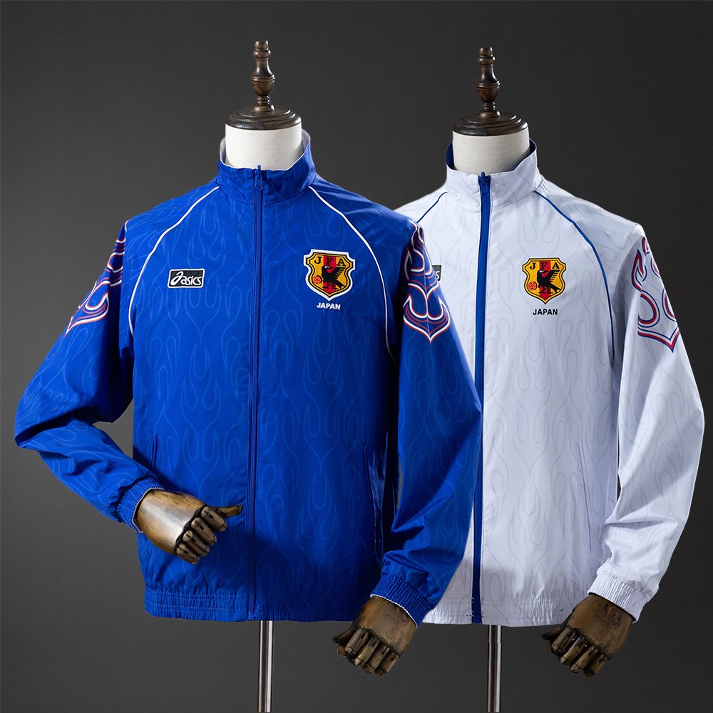 Japan Reversibel Anthem Jacket Blå Hvit treningsjakke