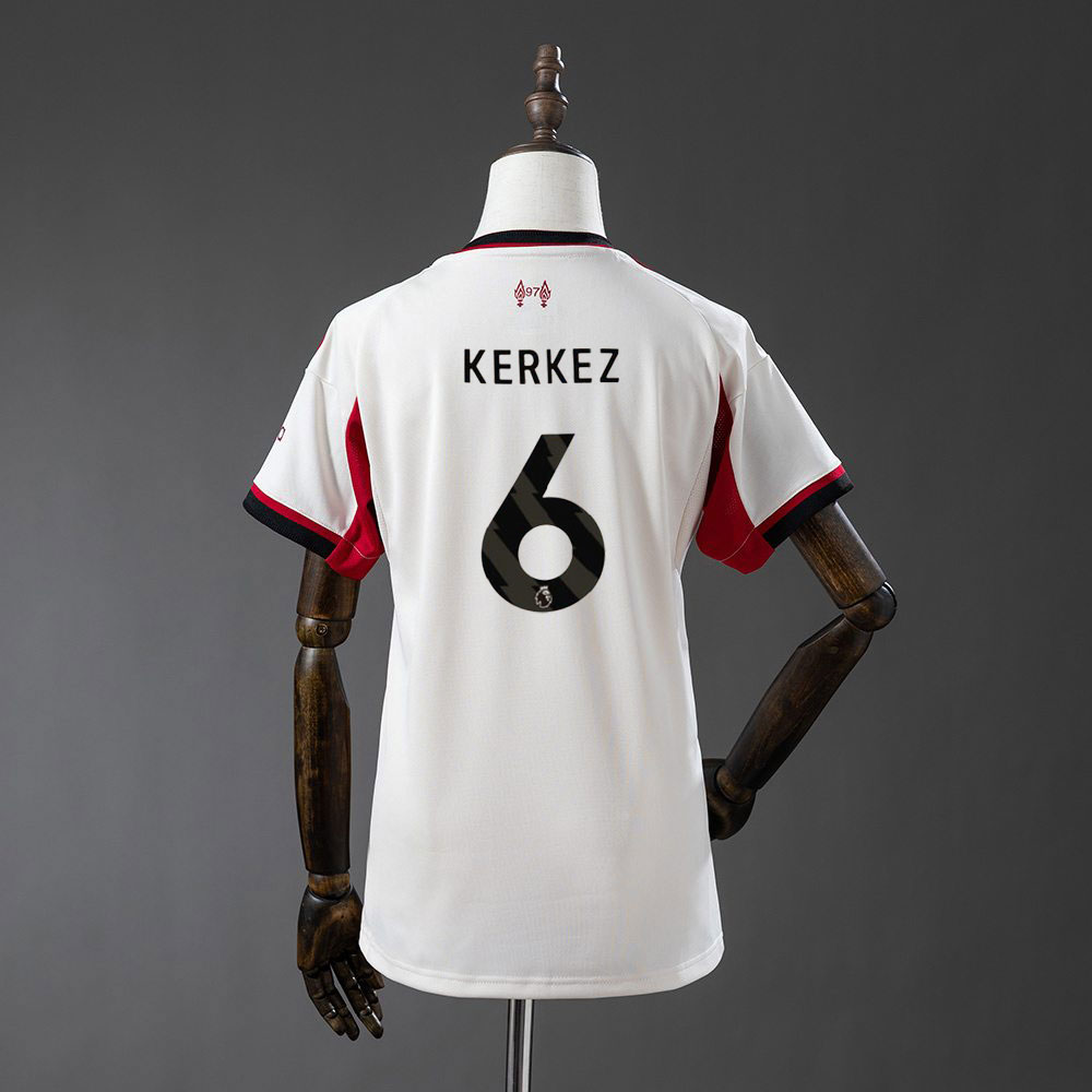 Kerkez 6 Liverpool 2025-26 Bortedrakt Dame