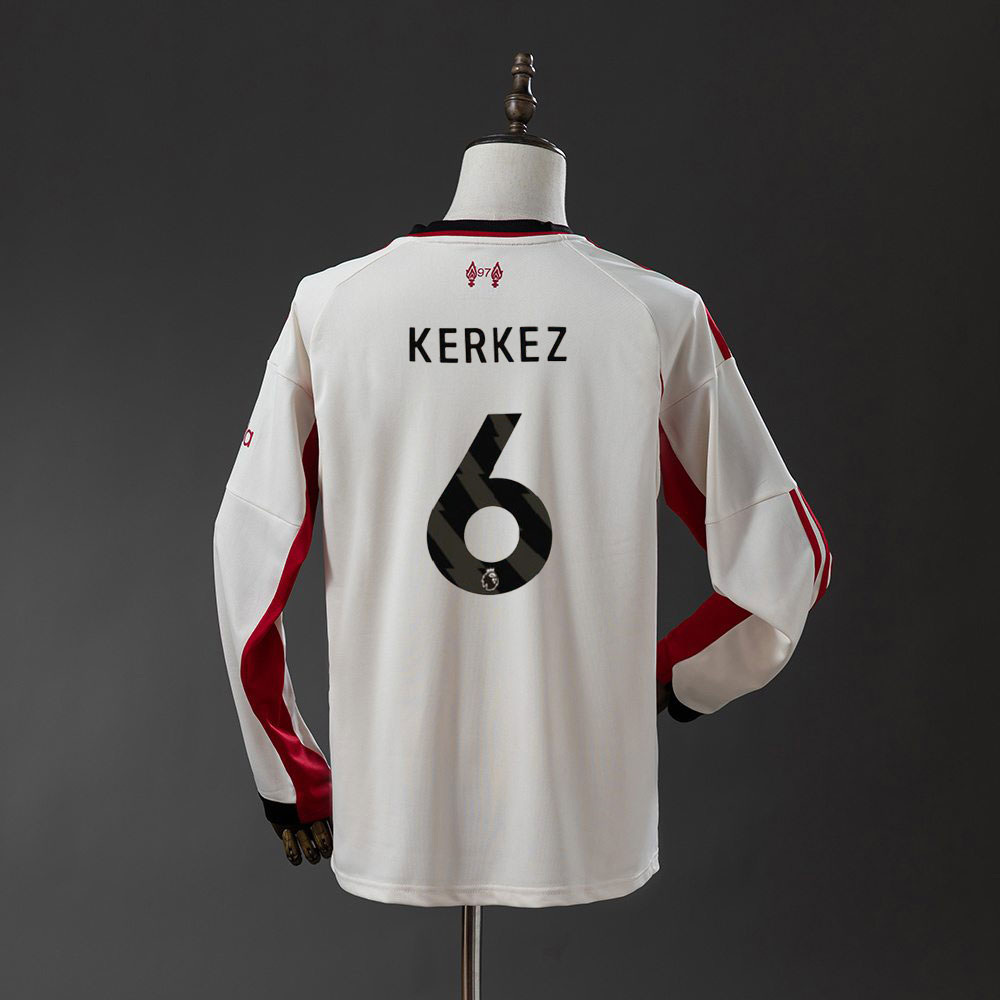 Kerkez #6 Liverpool 25-26 Bortedrakt LFC-trøye Langermet Drakt