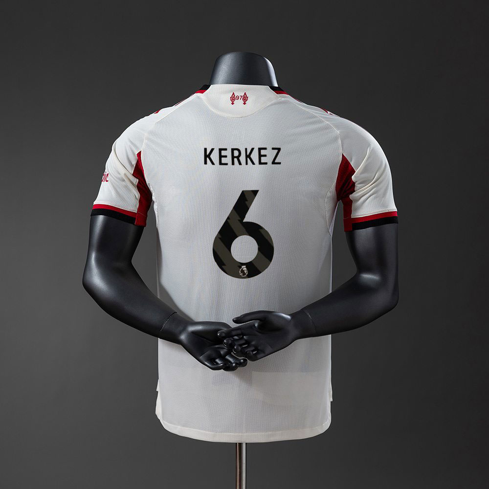 Kerkez #6 Liverpool 25-26 Bortedrakt LFC-trøye off-white