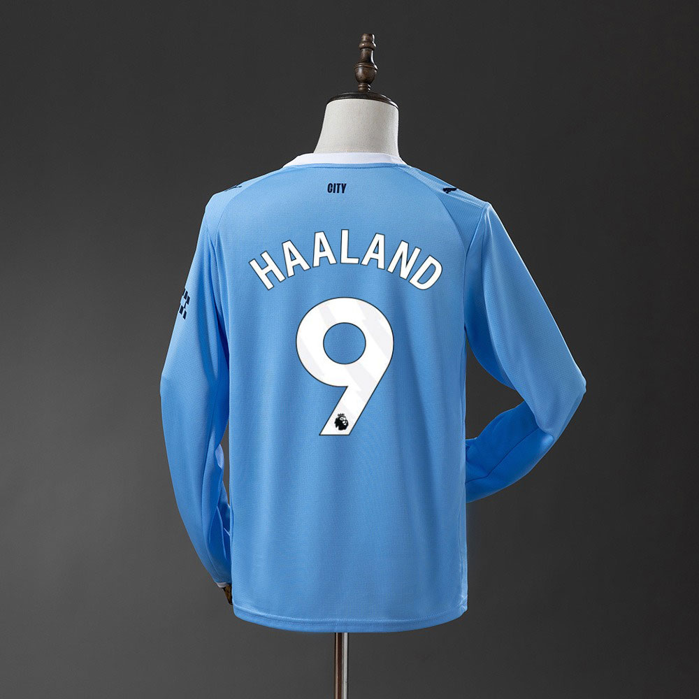 Manchester City 25-26 Hjemmedrakt Langermet Haaland 9