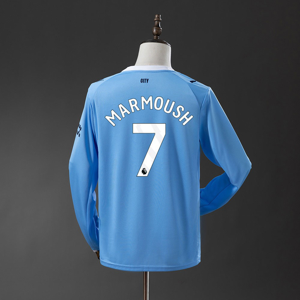 Manchester City 25-26 Hjemmedrakt Langermet Marmoush 7