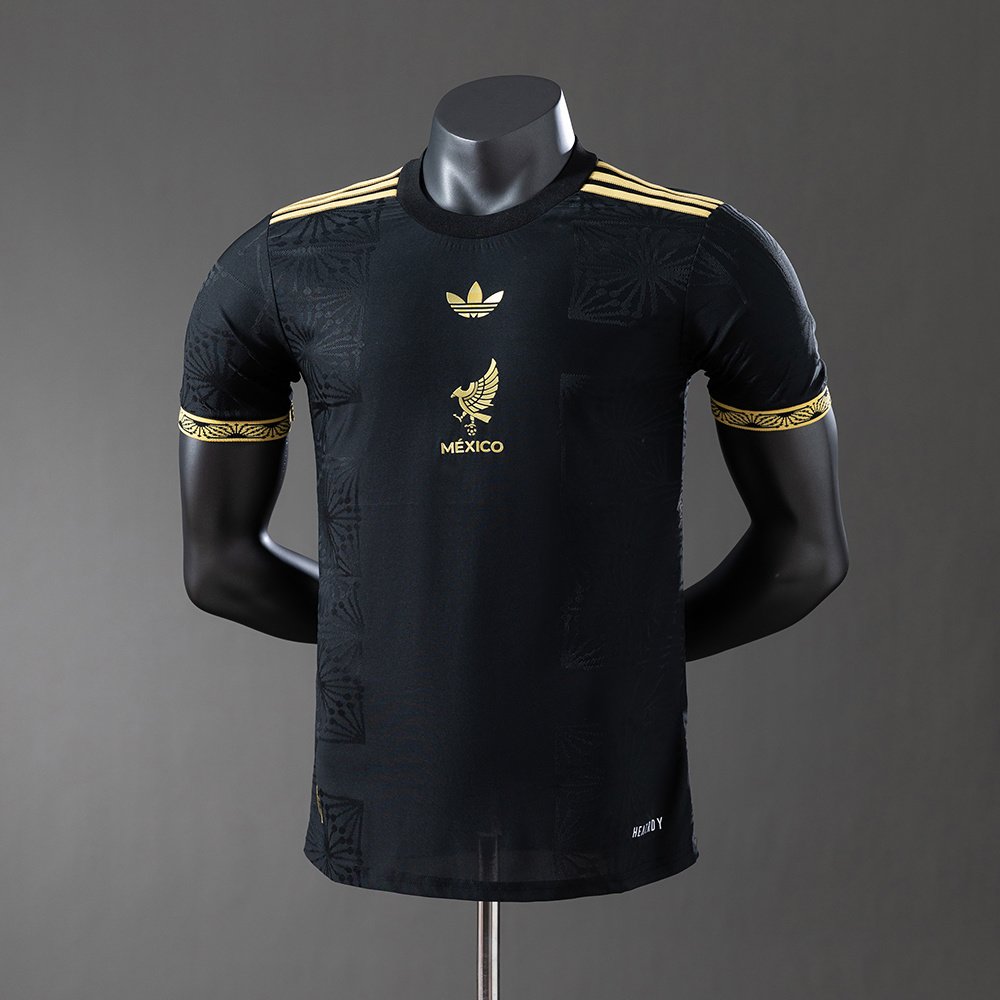 Mexico 2025 Gold Cup Landslagsdrakt svartgull