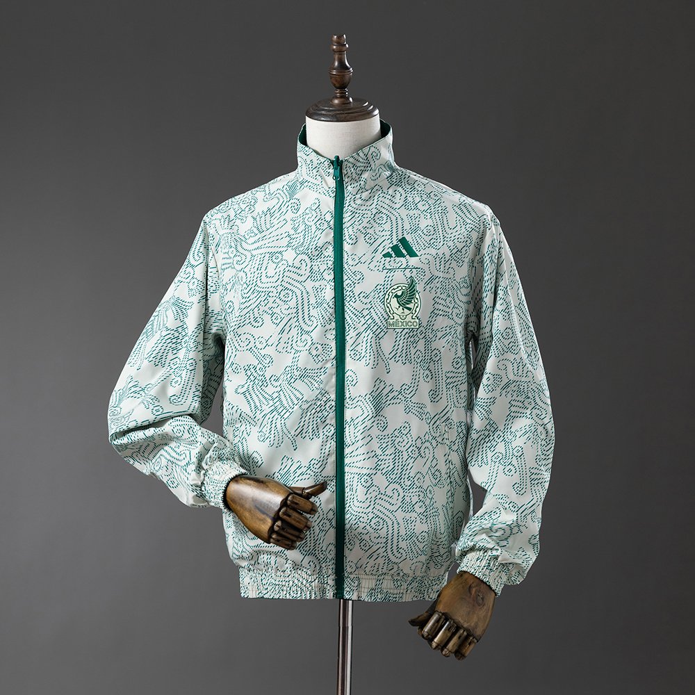 Mexico Vendbar Anthem Track Jacke Lys Mint Treningsjakke 2-i-1