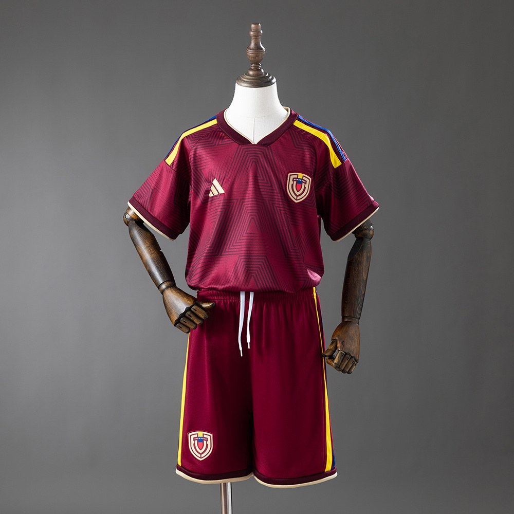 Venezuela VM 2026 Hjemmedrakt Burgund Barn