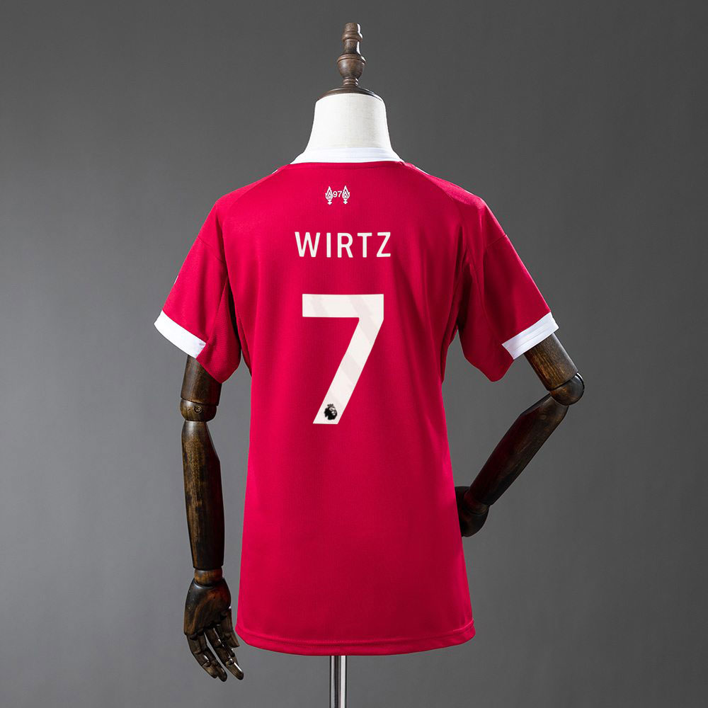 Wirtz #7 Liverpool 2025-26 Hjemmedrakt for kvinner rød