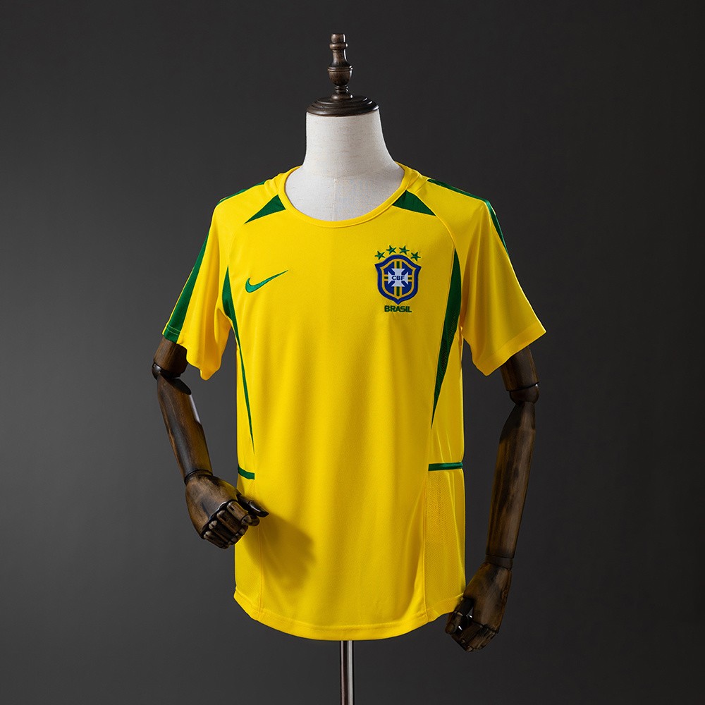 Brasil 2002 Hjemmedrakt Retro VM-drakt Landslagsdrakt