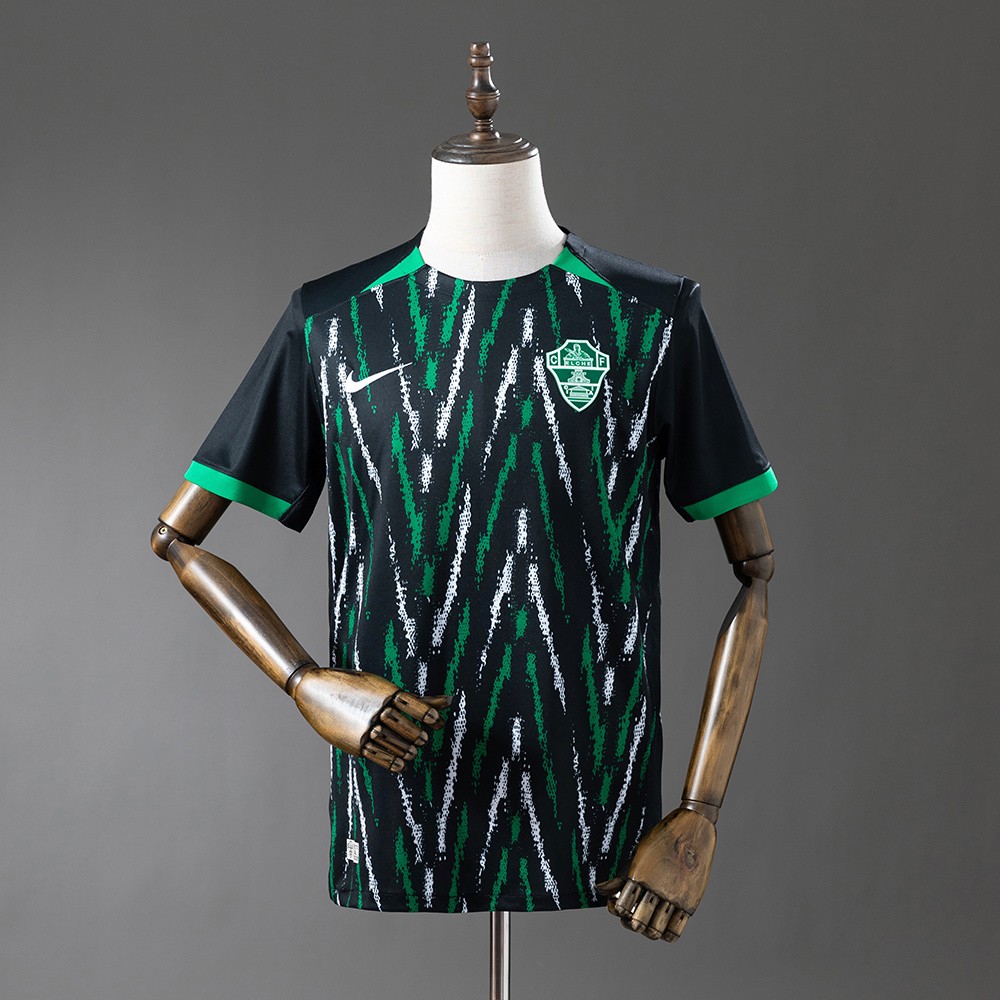 Elche CF 25-26 Bortedrakt svart grønne herre