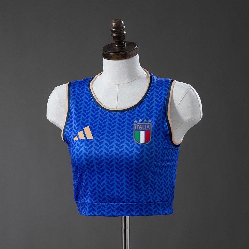 Italia VM 2026 cropped drakt hjemmestil Dame