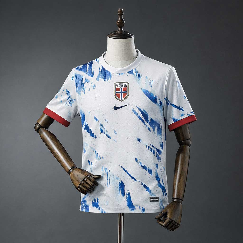 Norge-2024-landslagsdrakt-Bortedrakt-Hvit