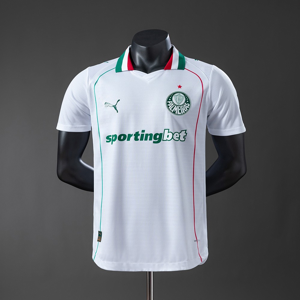 Palmeiras 2026 Bortedrakt herre hvit trøye Fotballdrakt