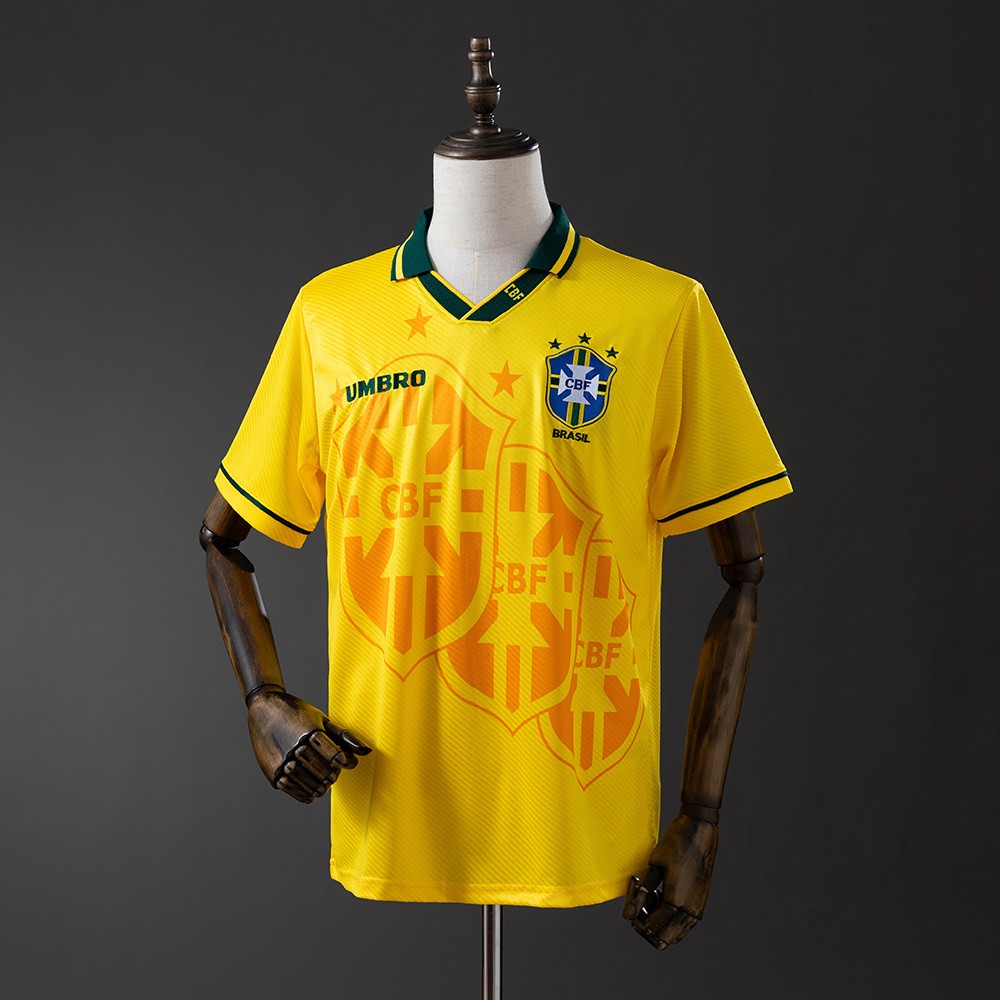 Retro Brasil 199394 Hjemmedrakt Landslagsdrakt Retrodrakt