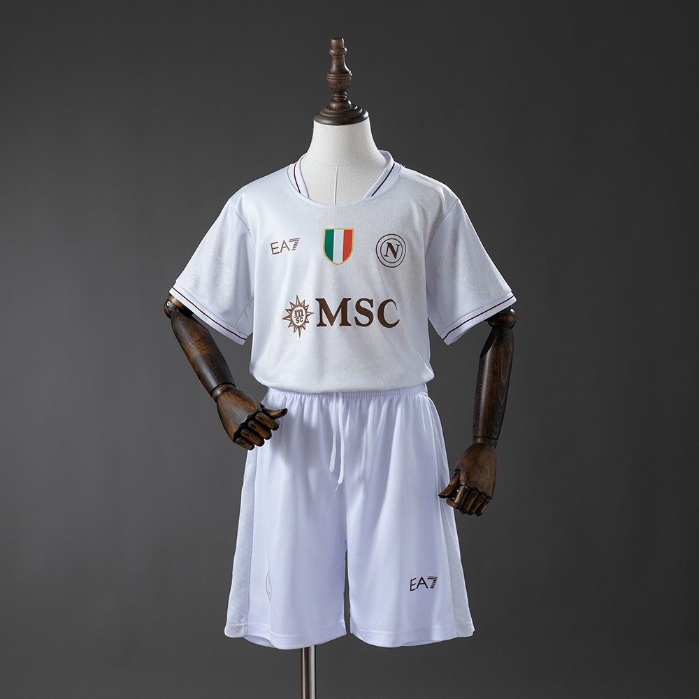 SSC Napoli 2025–26 Bortedrakt Barn
