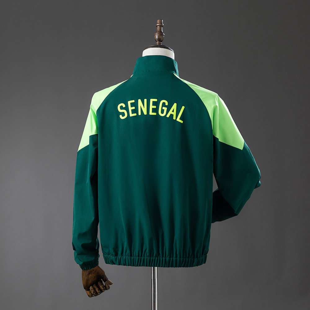 Senegal fotball treningsjakke grønn landslagsjakke drakt