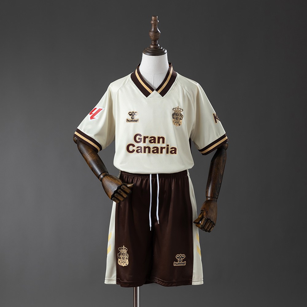 UD Las Palmas 2526 Tredjedrakt kremfarget Barn