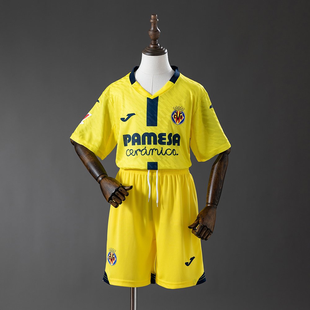 Villarreal CF 2025 26 Hjemmedrakt Gul Barnedrakt