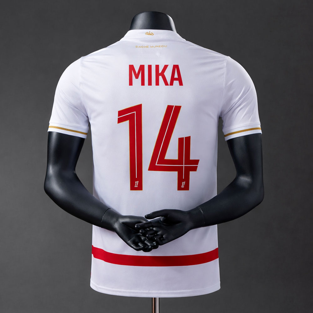 AS Monaco 2526 Hjemmedrakt med navn MIKA 14