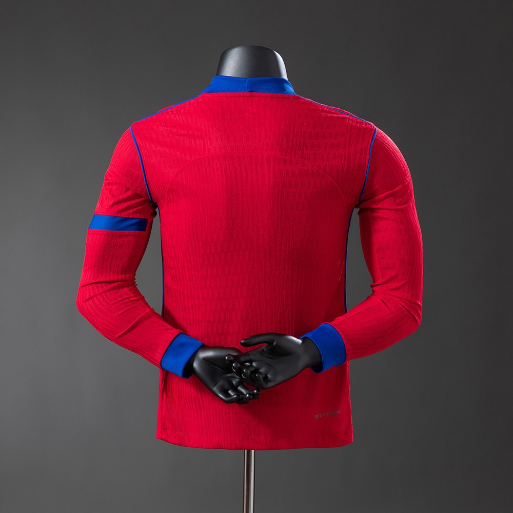 PSG 2526 Tredjedrakt Rød Langermet Drakt HERRE