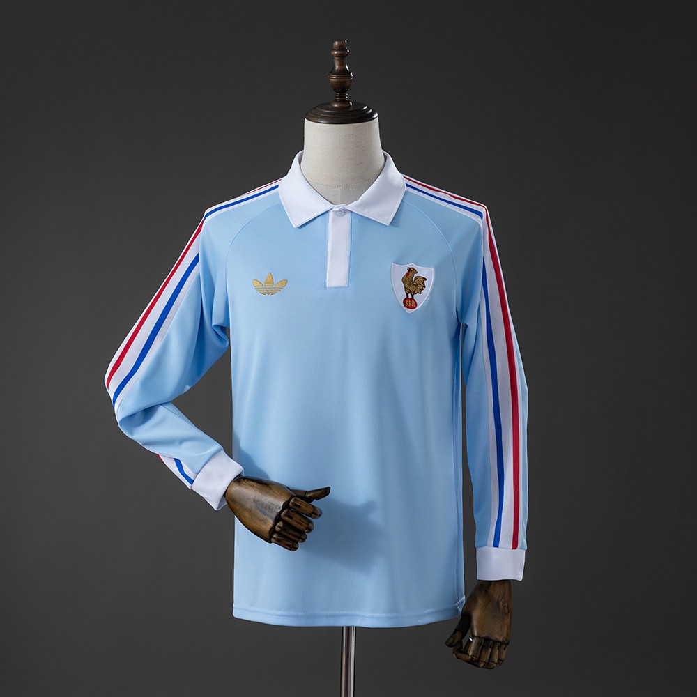 Frankrike Rugby 120 år jubileumstrøye lyseblå - Clear Sky