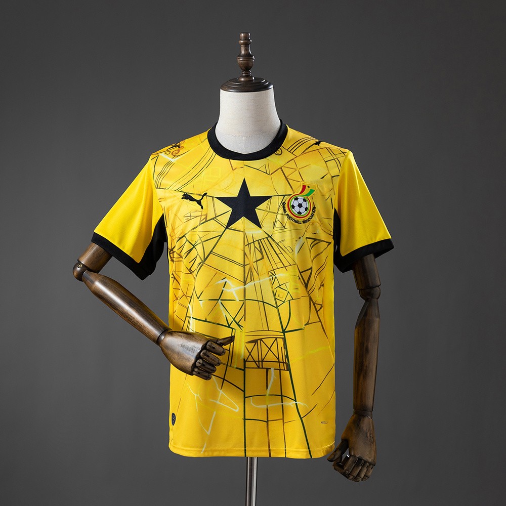 Ghana landslagsdrakt VM 2026 Bortedrakt – Gul