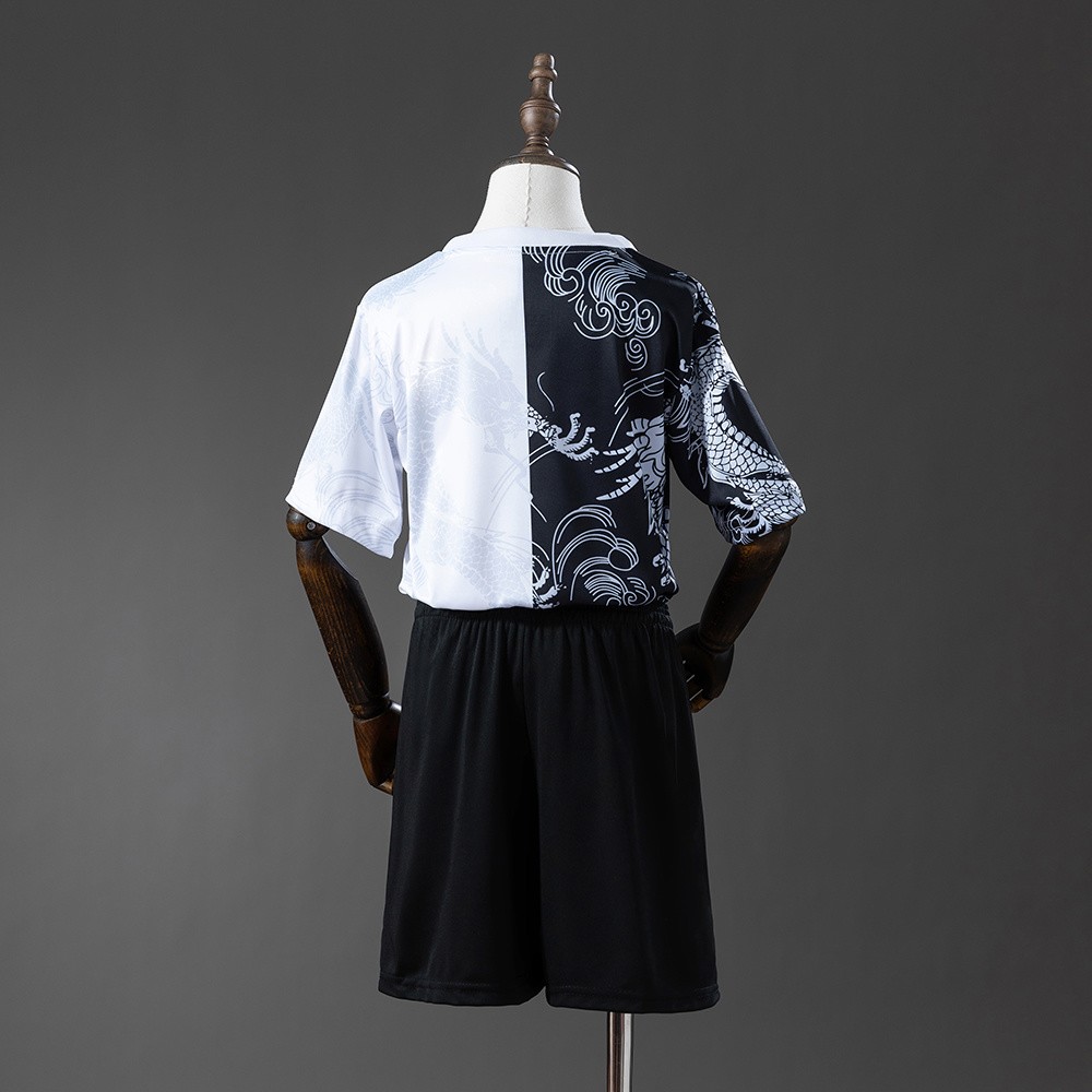 Real Madrid Drage Spesialutgave Barn Svart Hvit drakt