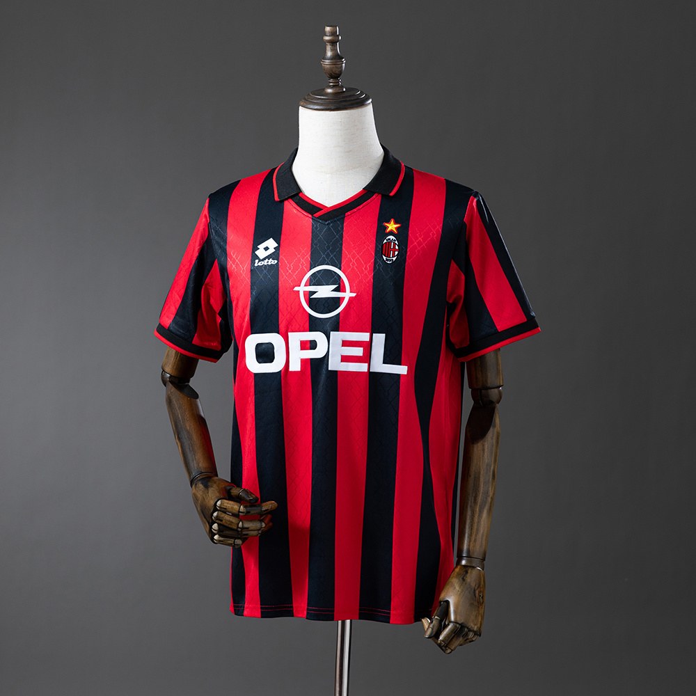 AC Milan 199596 hjemmedrakt retro – Serie A mester