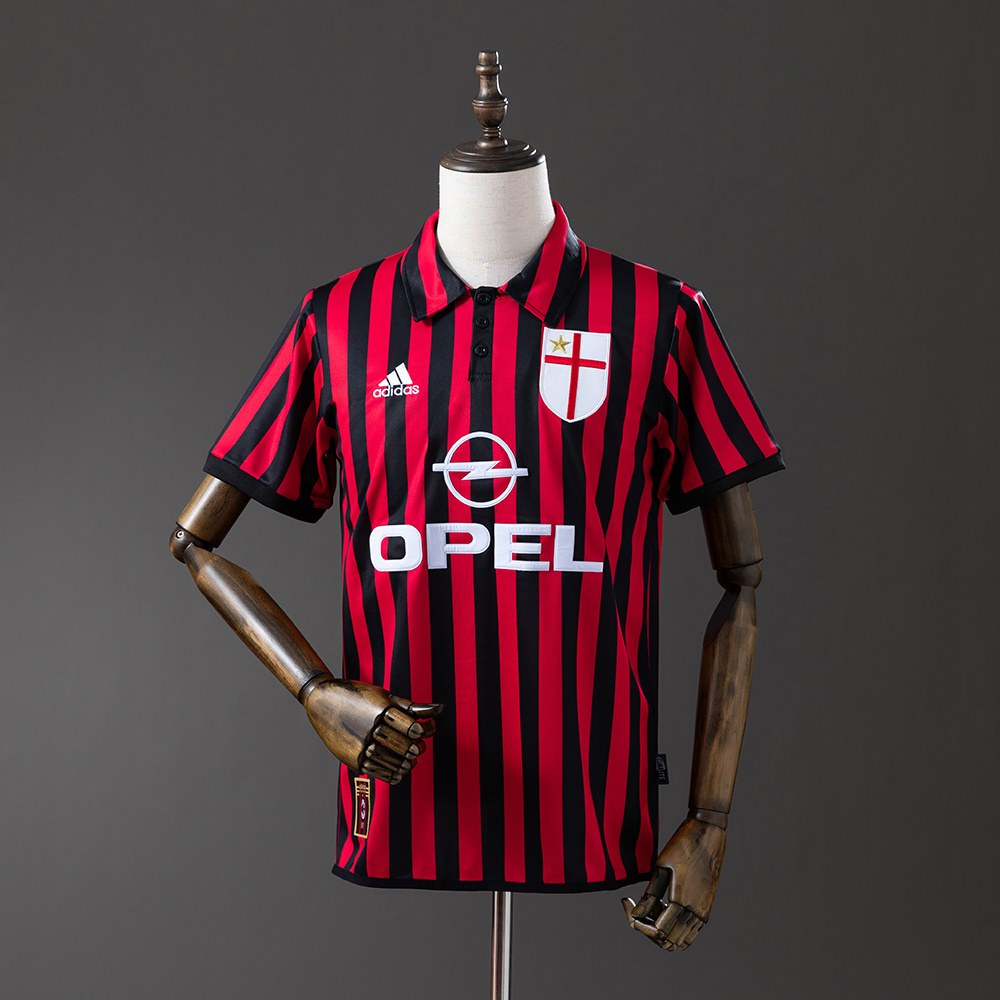 AC Milan Retro Hjemmedrakt 199900 – 0-års Jubileumsutgave