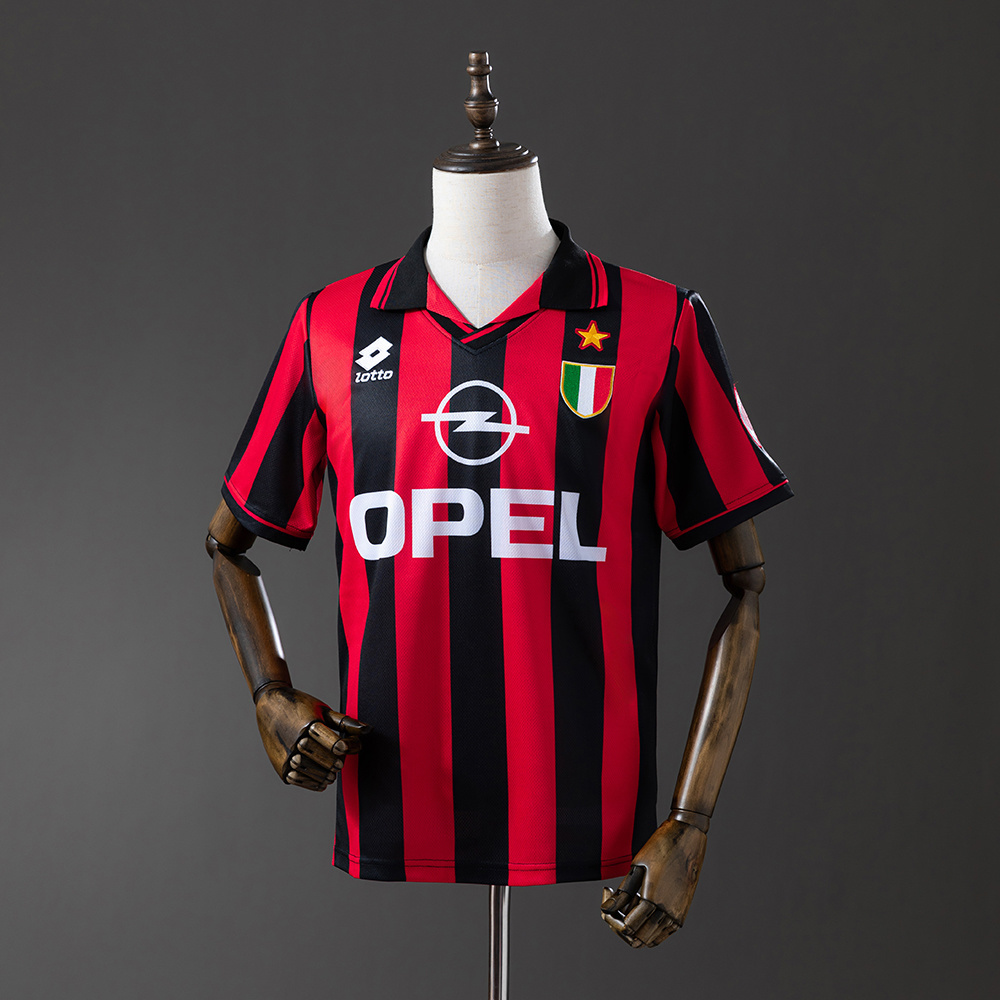AC Milan retro drakt 9697 hjemmetrøye Scudetto sesong