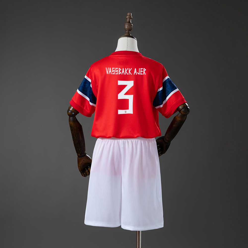 Ajer 3 Norge Landslagssett for Barn – VM 2026 Hjemmeutgave