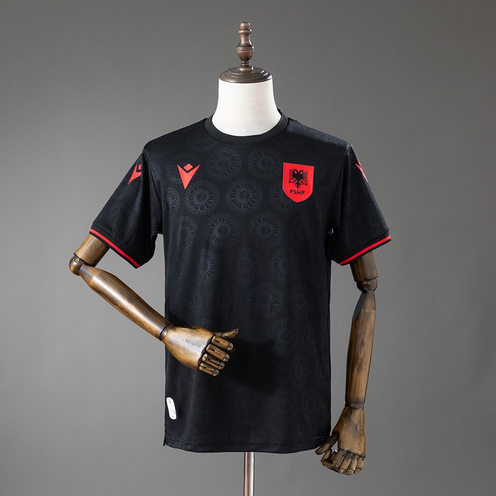 Albania landslagsdrakt svart 2026 – tredjedrakt