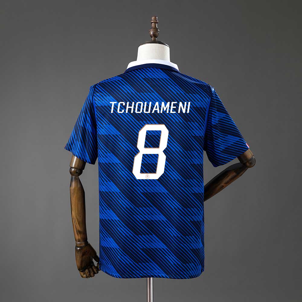 Aurelien Tchouameni 8 Frankrike Landslagsdrakt VM 2026 Hjemmedrakt