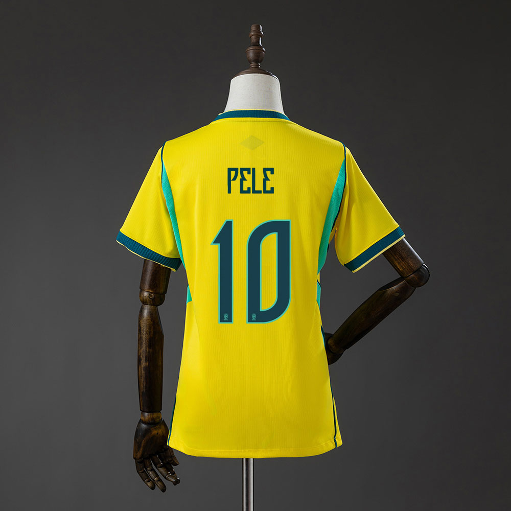 Brasil VM 2026 Hjemmedrakt Pelé 10 Dame
