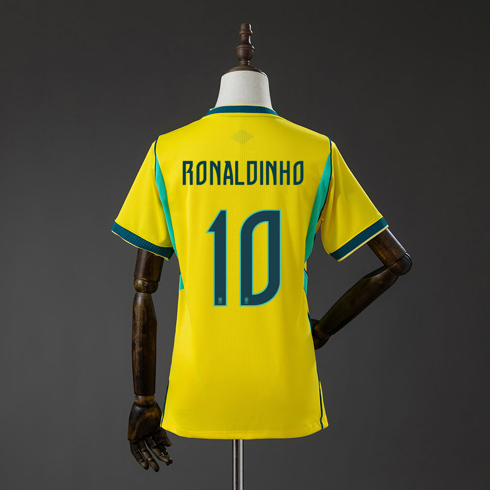 Brasil VM 2026 Hjemmedrakt Ronaldinho 10 Dame