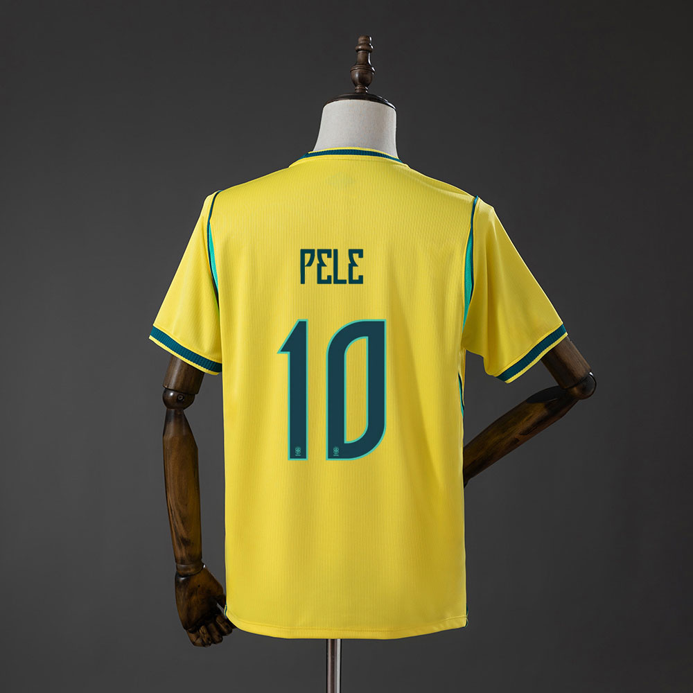 Brasil VM 2026 Pelé 10 hjemmedrakt herre Ferdig Trykket