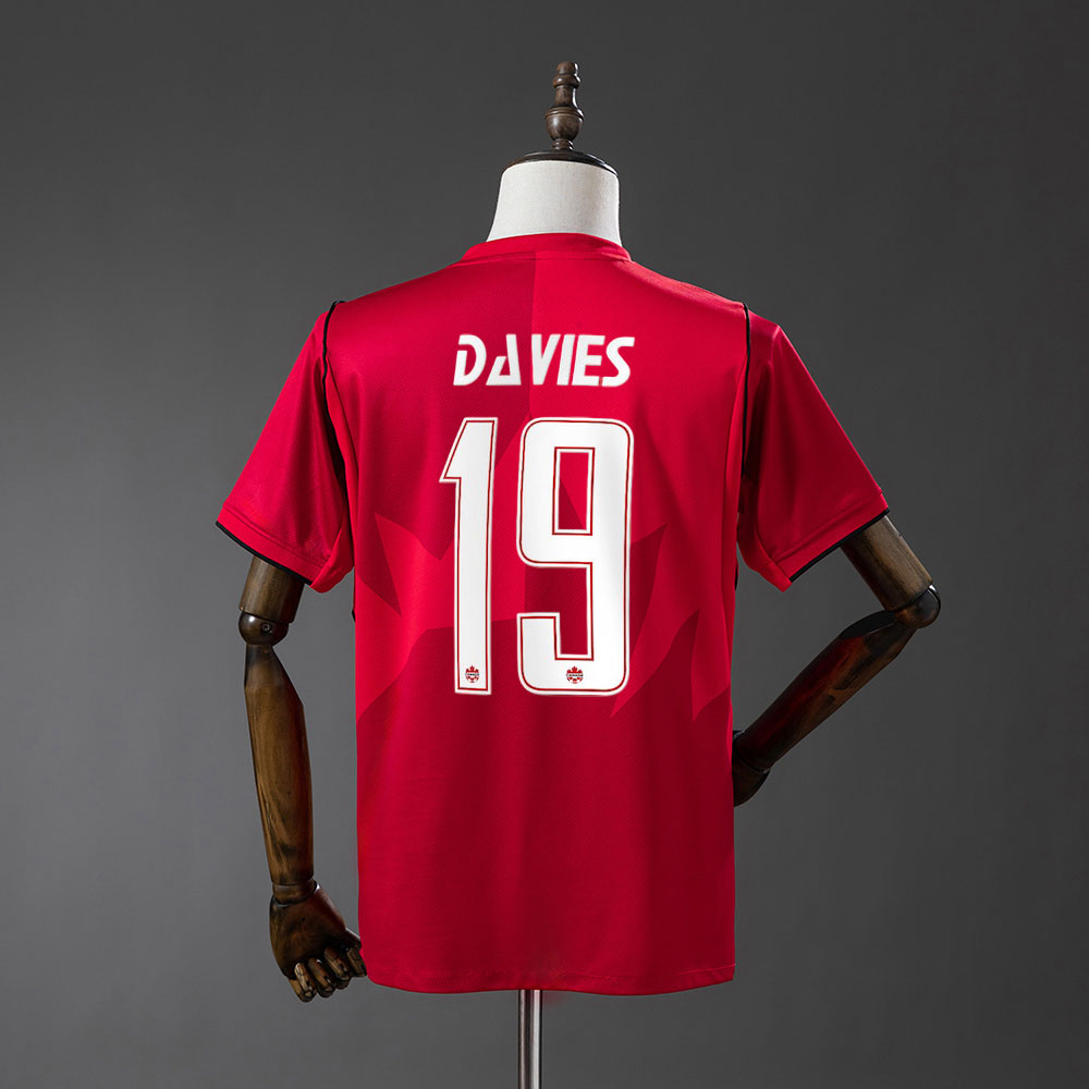 Canada VM 2026 drakt Davies 19 hjemmetrøye med trykk