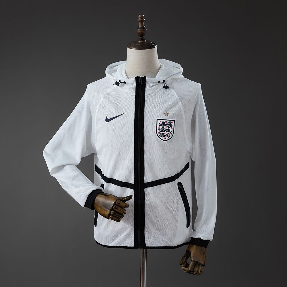 England VM 2026 anthem jakke – hvit treningsjakke