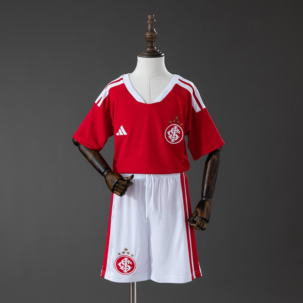 Internacional 2026 hjemmedrakt barn – rød fotballdrakdrt sett