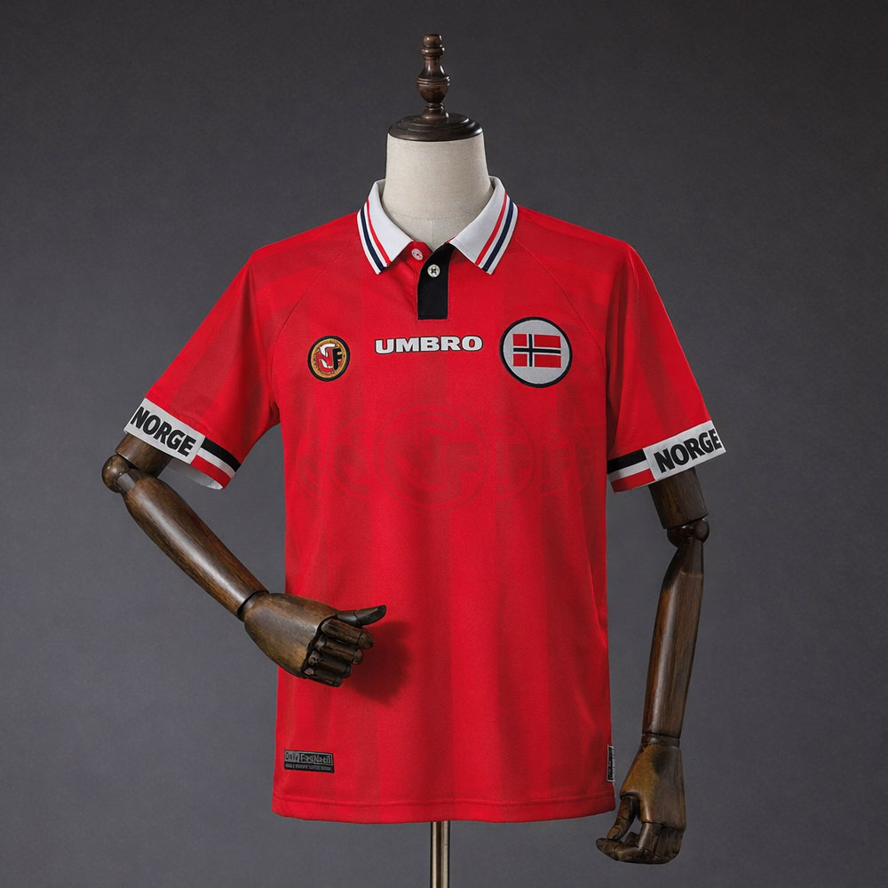 Norge 1998 Landslagsdrakt Hjemmedrakt Retro – VM 98