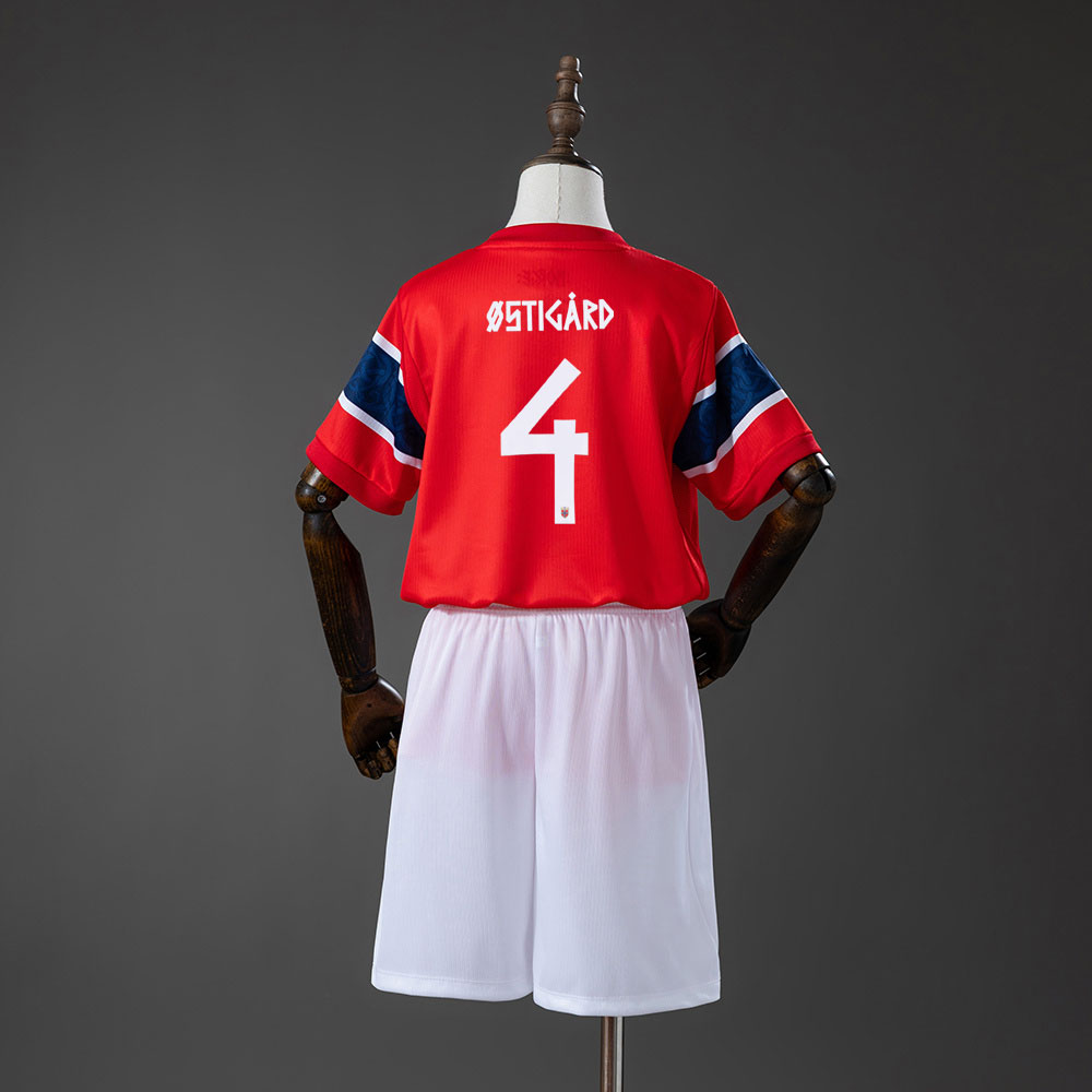 Norge 2026 barn hjemmedrakt – ØSTIGÅRD 4 fotballdraktsett