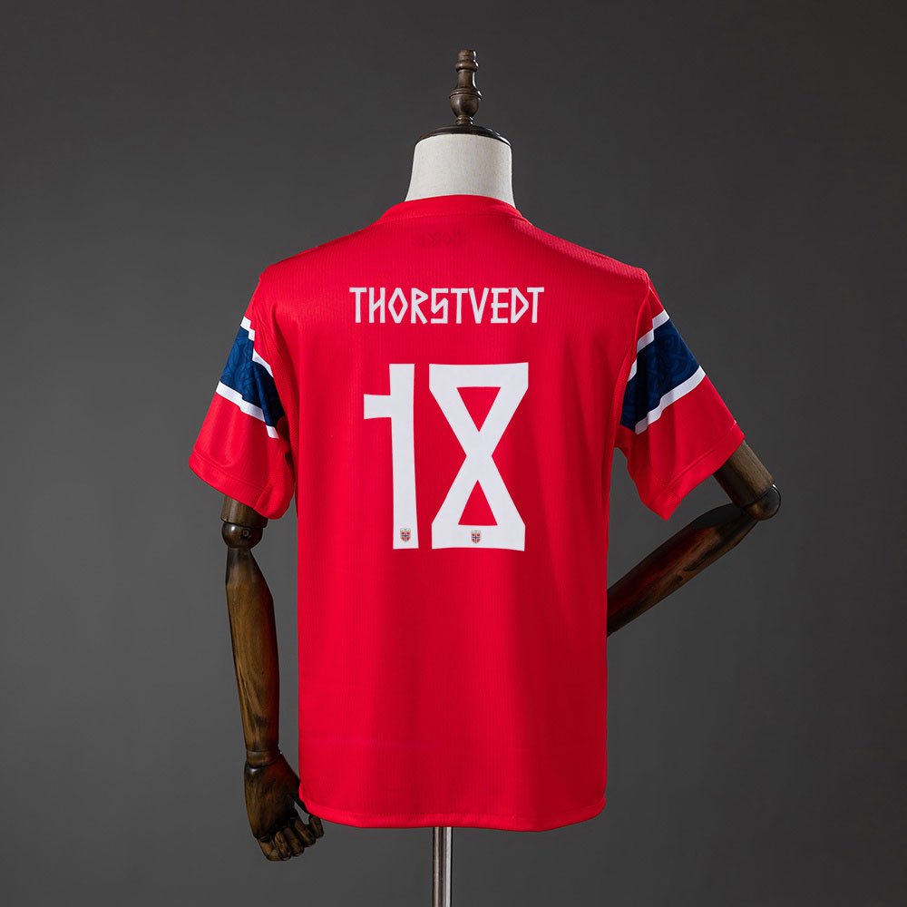Norge 2026 hjemmedrakt – THORSTVEDT 18 landslagsdrakt