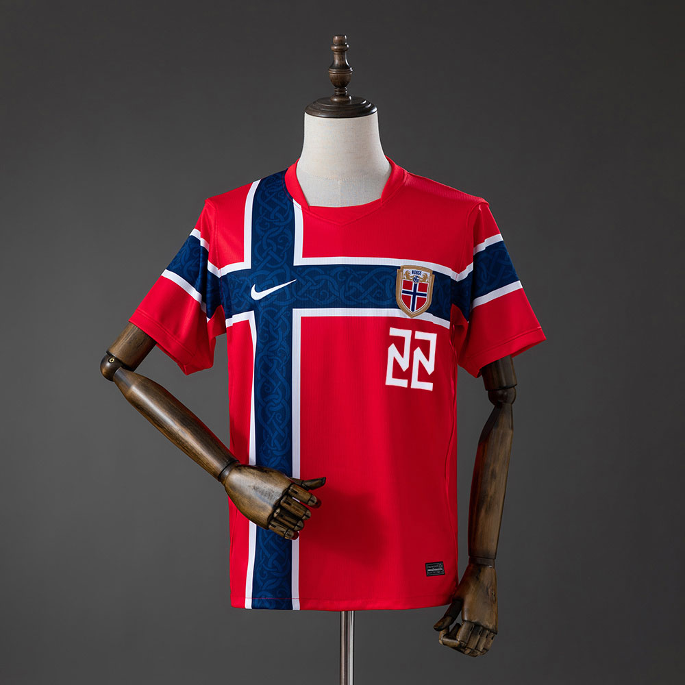 Norge 2026 hjemmedrakt –BOBB 22 fotballdrakt VM